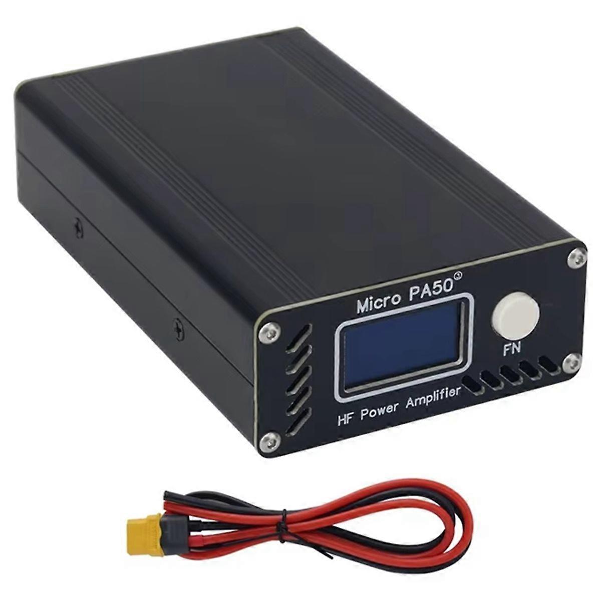 Upgrade Micro-PA50-3 Third Generation Portable 50W 3.5MHz-30MHz Shortwave Power Amplifier LPF Filter