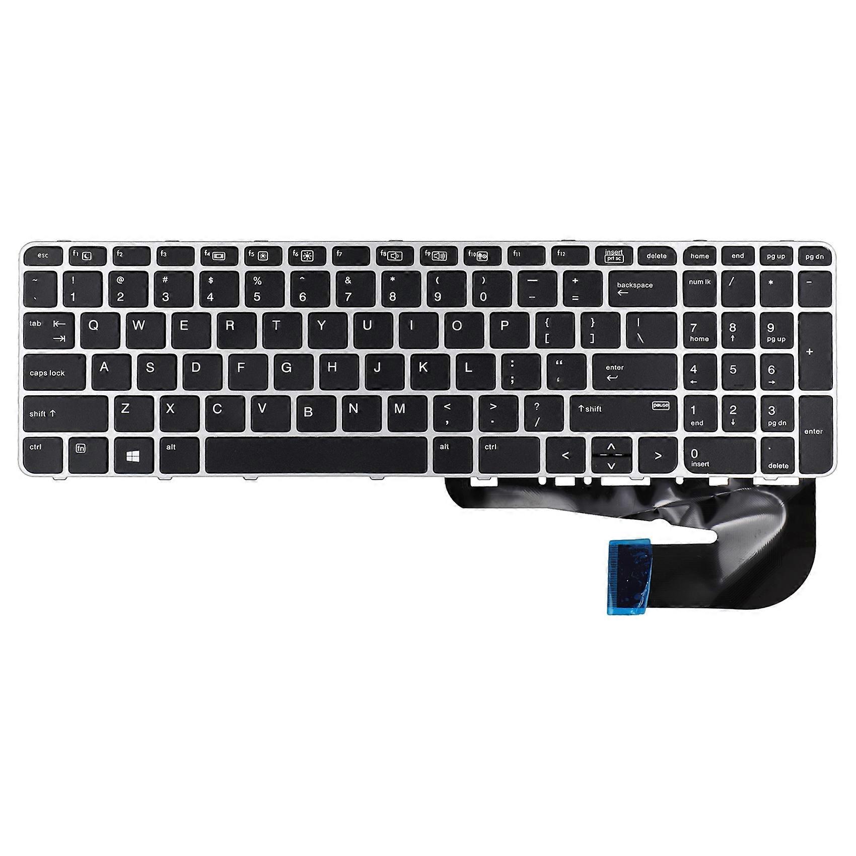 Keyboard for HP EliteBook 755 G3 850 G3 850 G4 ZBook 15u G3 G4 No Backlit No Pointing Silver Frame