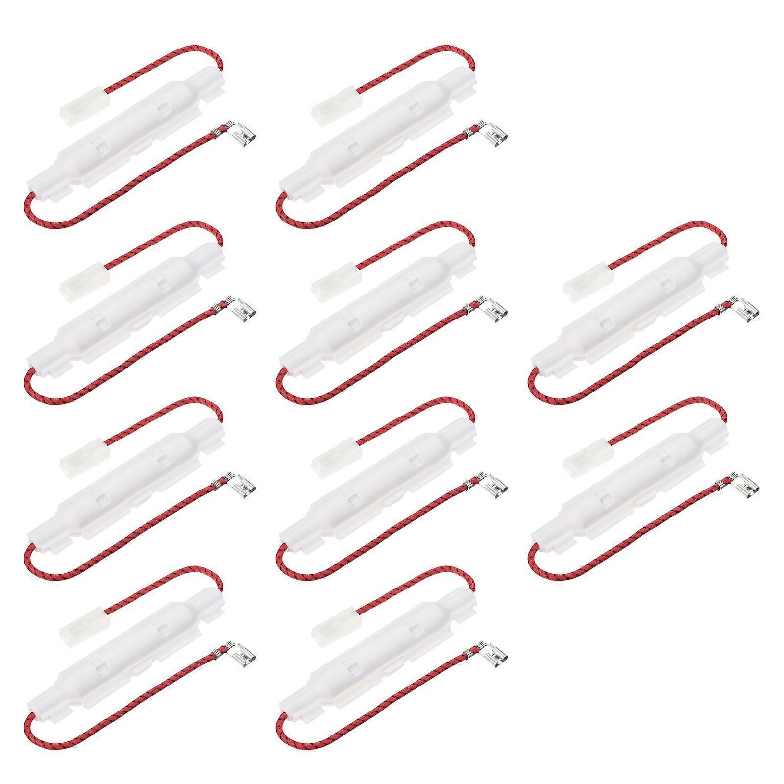 Set of 10 Microwave Replacement Fuses 5KV/0.85A Oven Insurance Replacement Part Microwave Oven Accessory for Microwave Multicolor