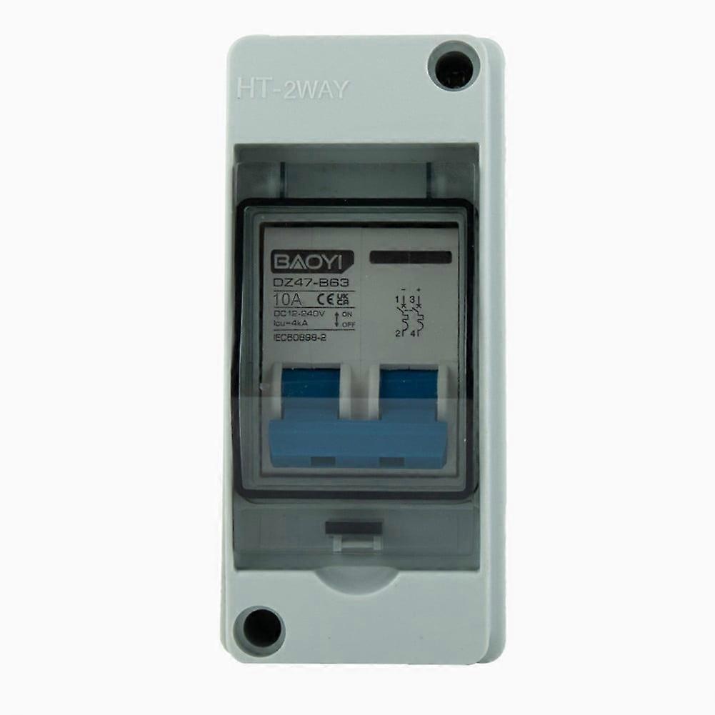 Mosiee Solar photovoltaic cell combiner box DC circuit breaker switch with junction box