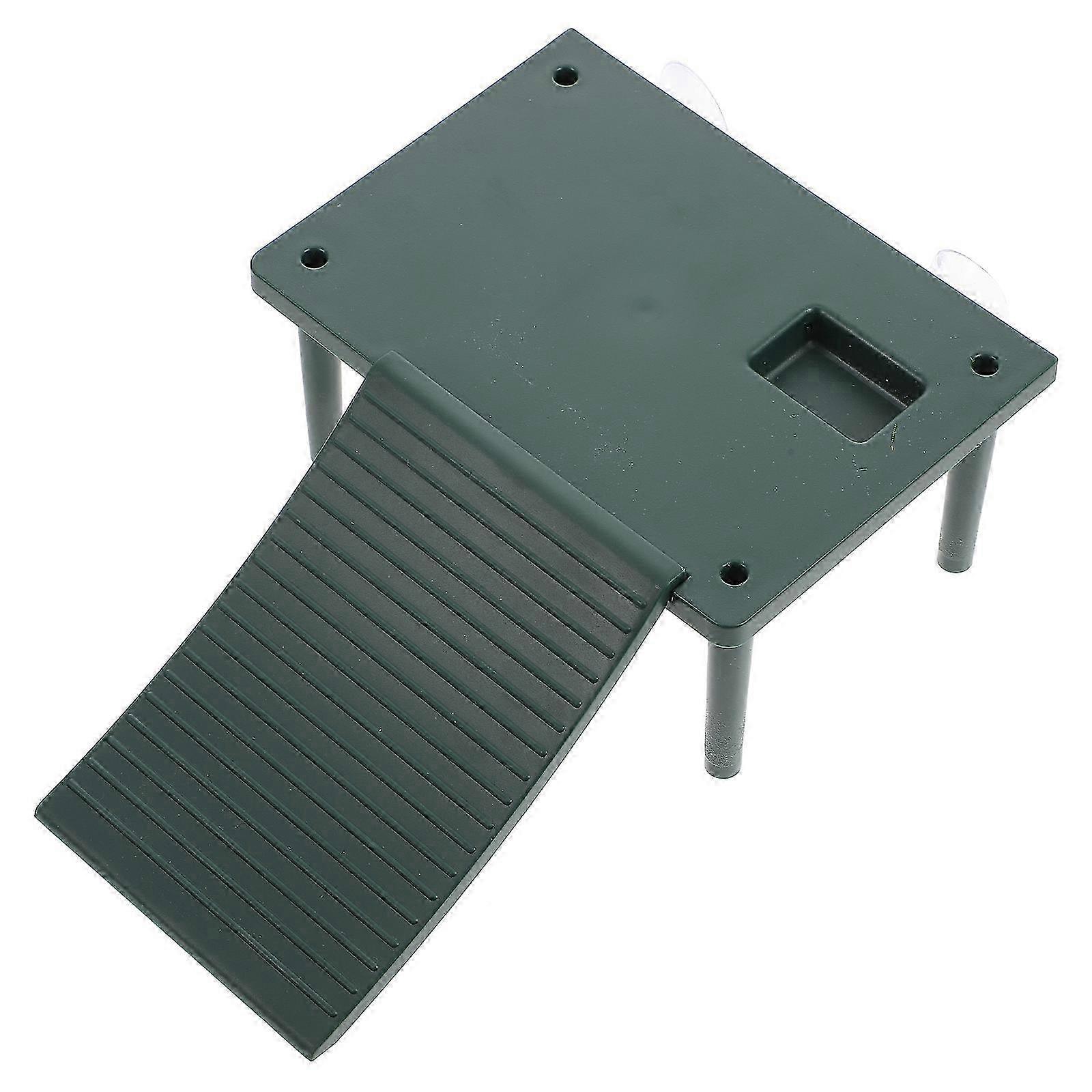 Reptichip Fish Aquarium Decoration Betta Cave Fish Hiding Stone Turtle Floating Basking Platform Turtle Rest Platform