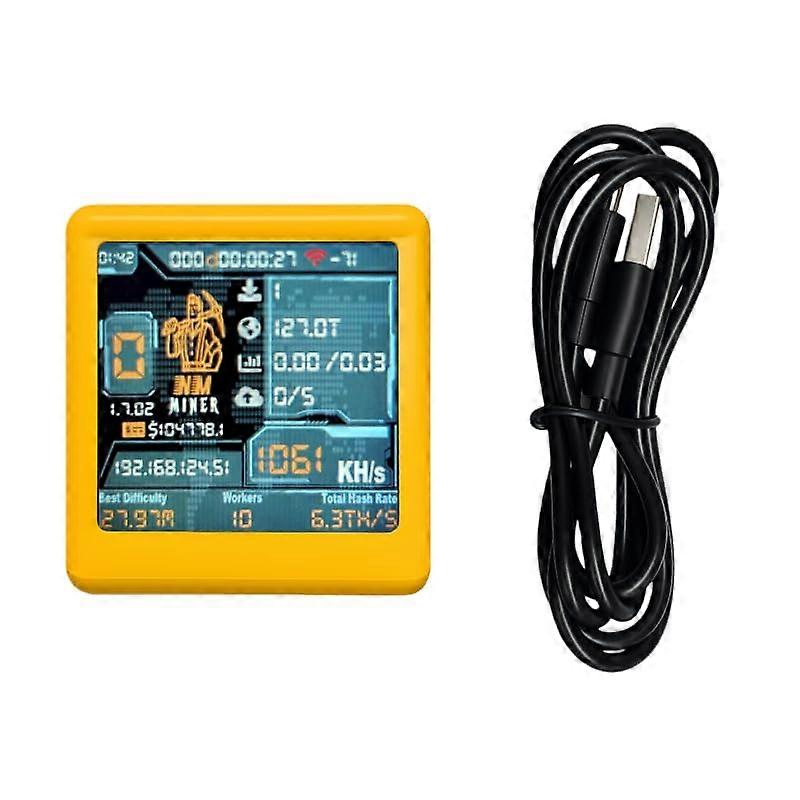 1050KH/s BTC Solo Lottery Miner with Silent Clock WiFi Desktop V2