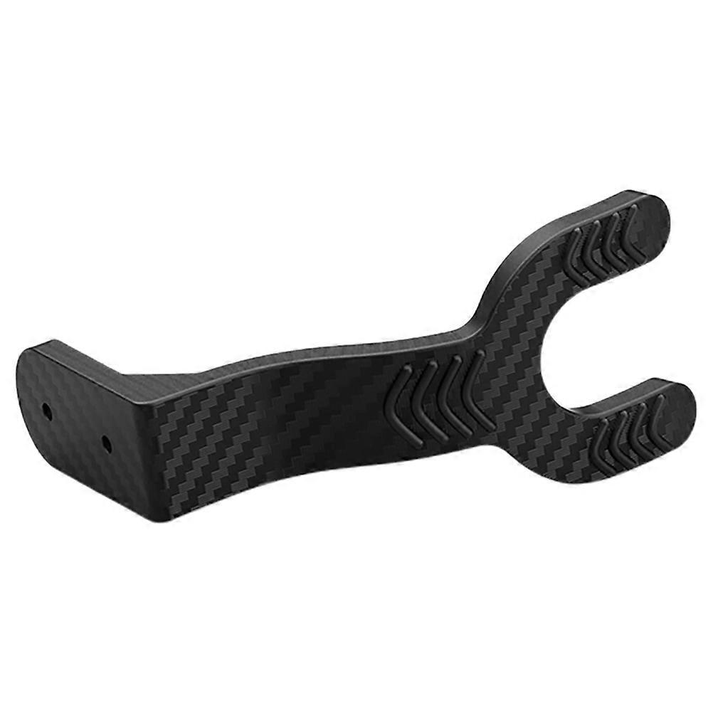 Wall Mount Motorcycle Holder for Coat Hat Rack Black