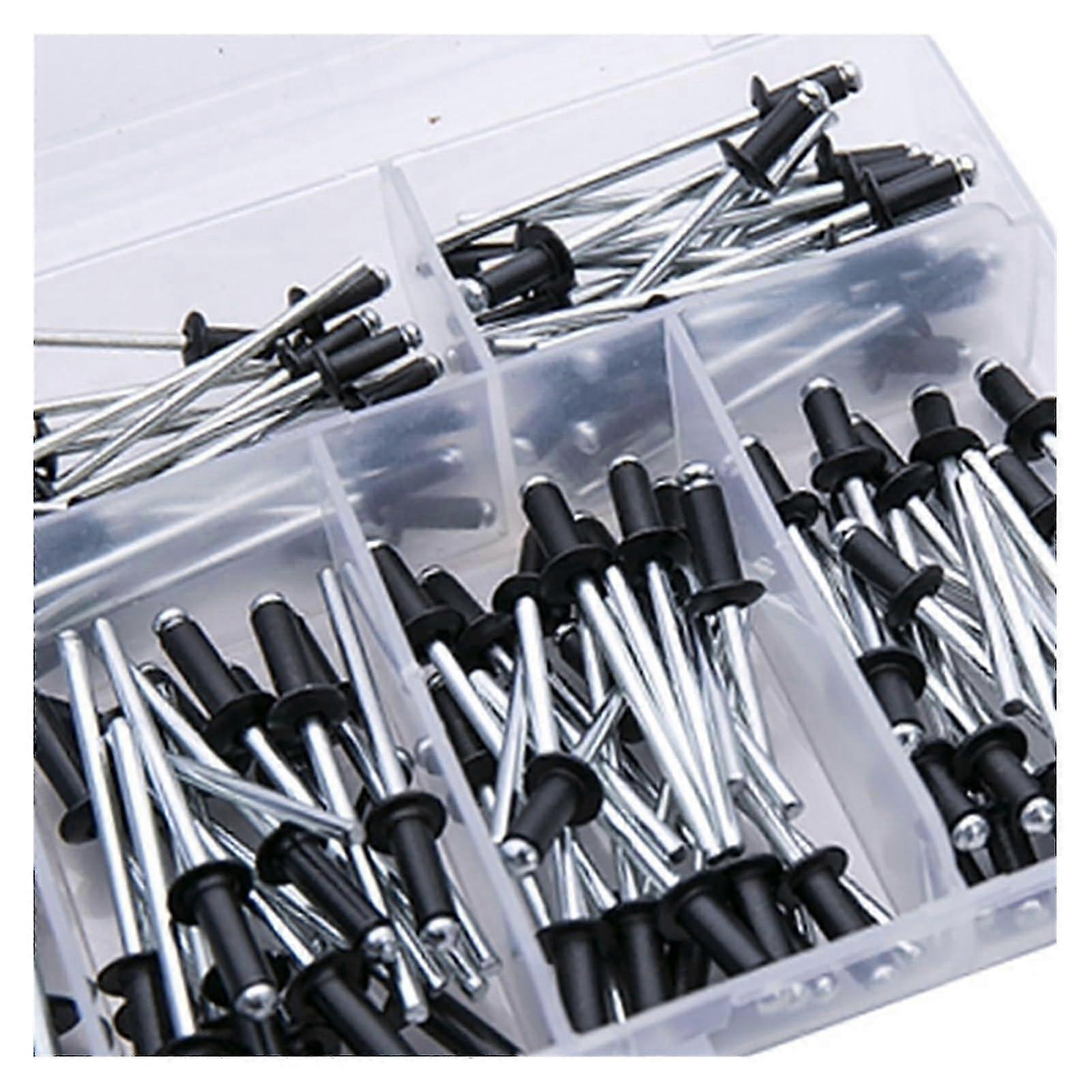 w Rivets 385pcs Metal Blind Rivets Assortment Large Flanges Designs Fasteners Simple Installation for Secure Fastening