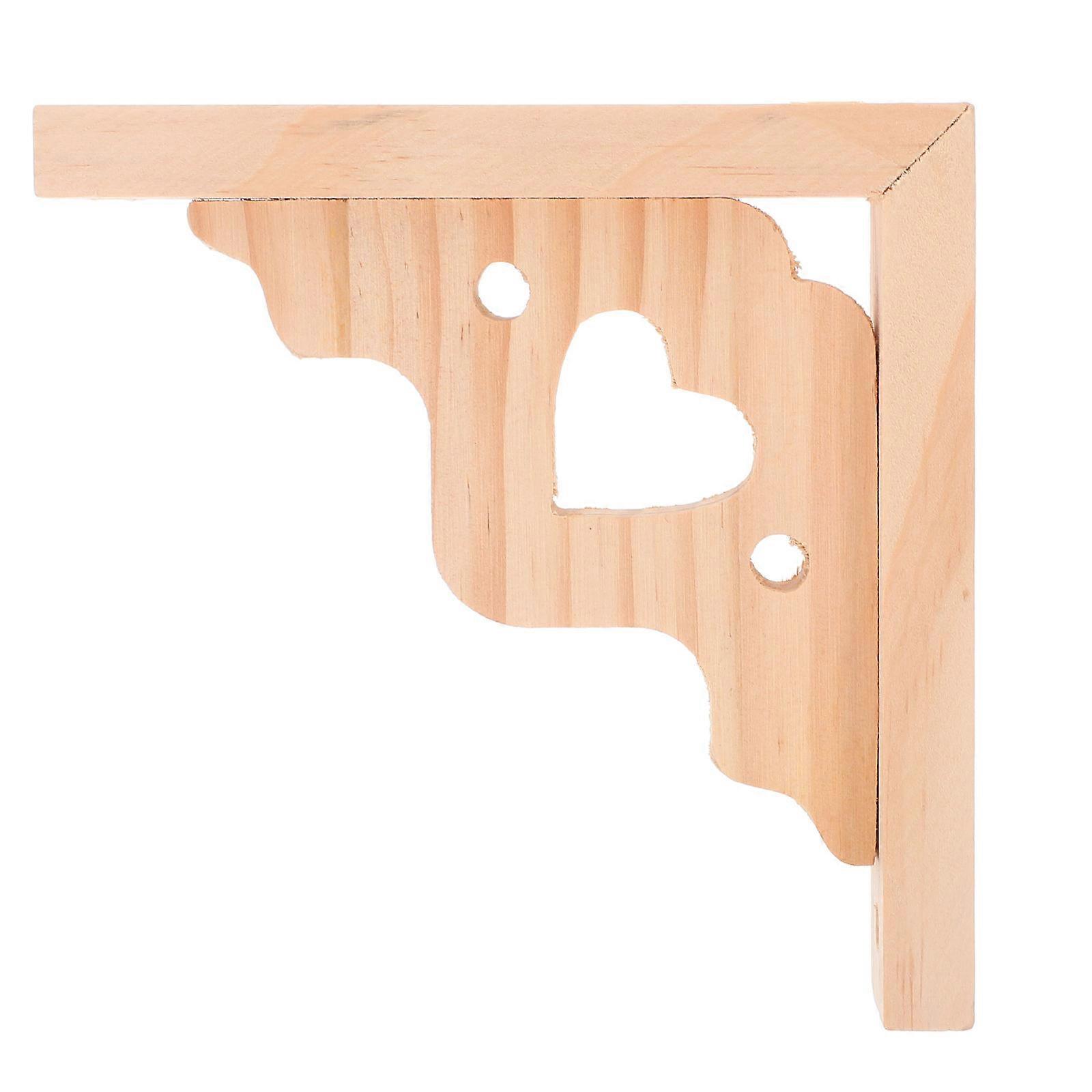 Wooden Triangle Shelf Bracket for Holding Solid Wood Floating Rack