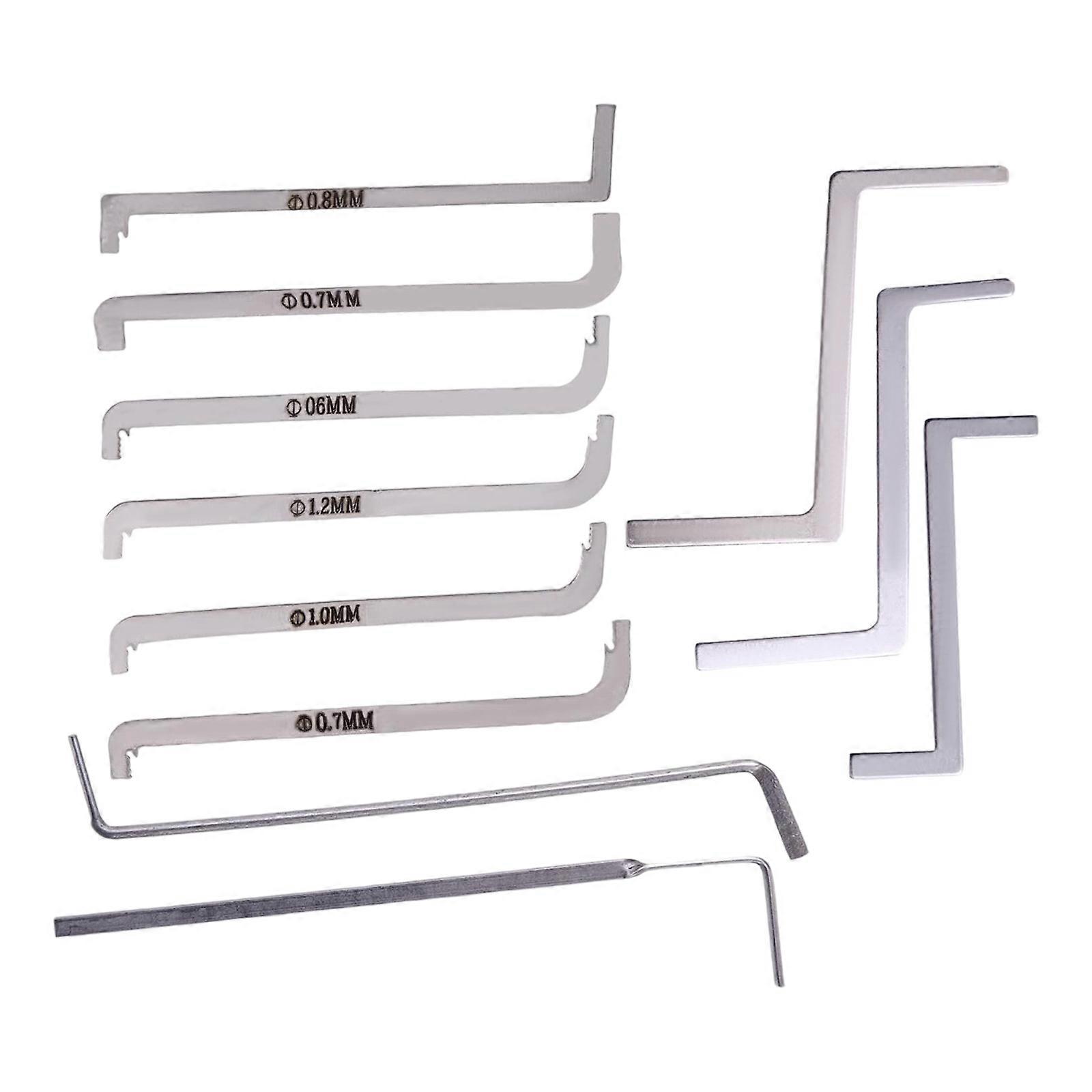 11pc ZONE Type General Hand Tool Set Permanent Untarnished Transportable Screwdriver Tool Combination Multicolor