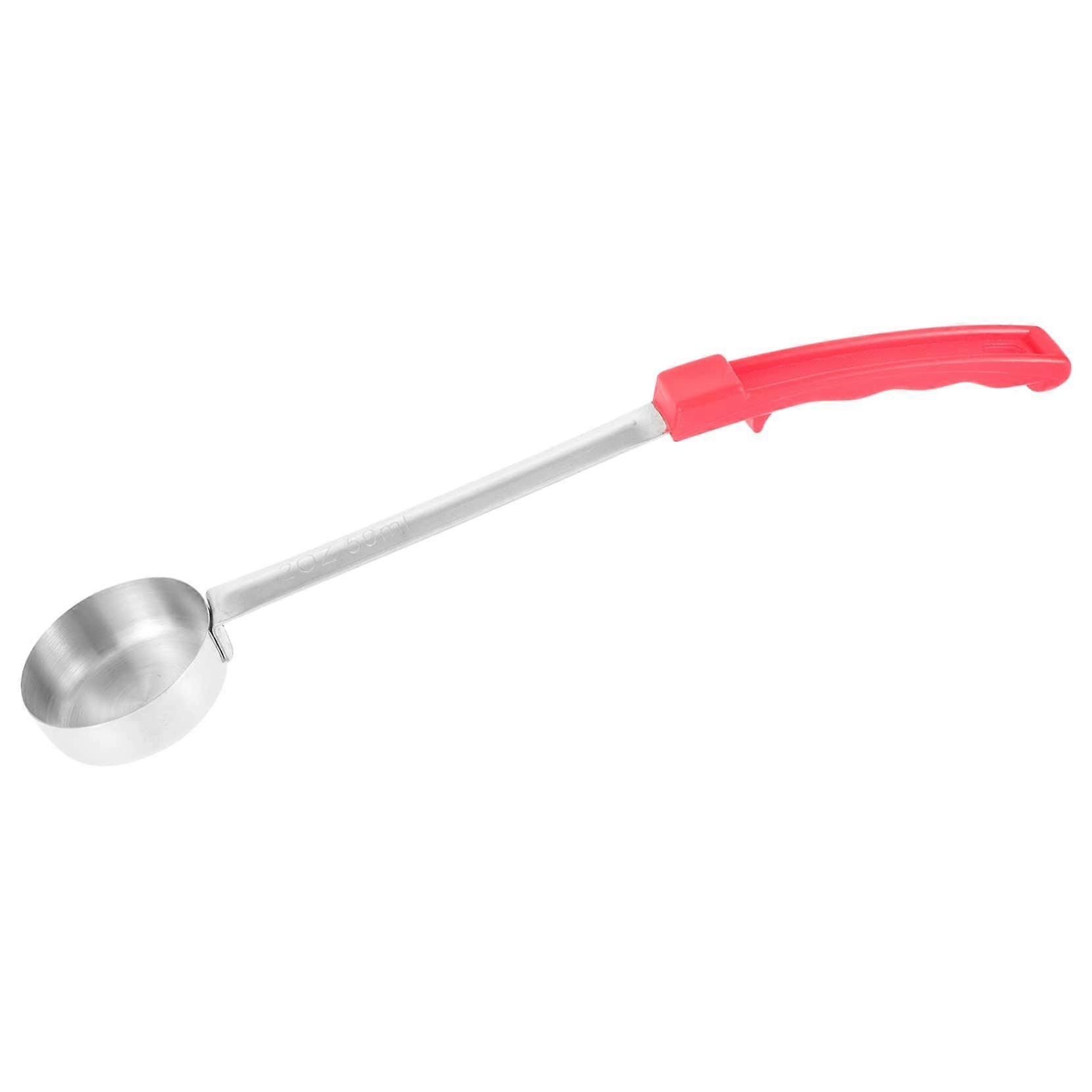 Stainless Steel Portion Control Ladle for Pizza Sauce with Ergonomic Handle, Easy to Clean