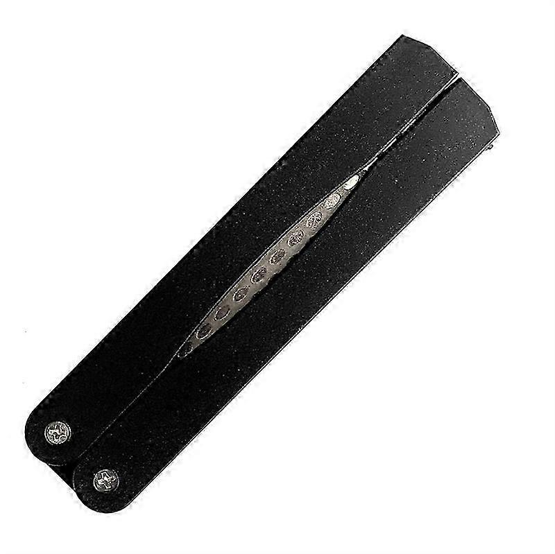 Outdoor use portable double side sharpening stone foldable diamond knife sharpener