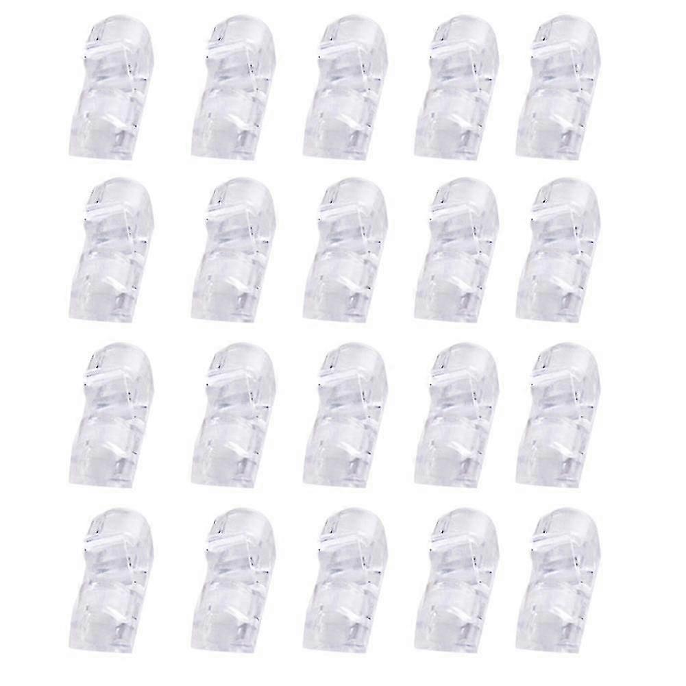20pcs Self-adhesive Cable Clips for Network Charging - Wire Organizer