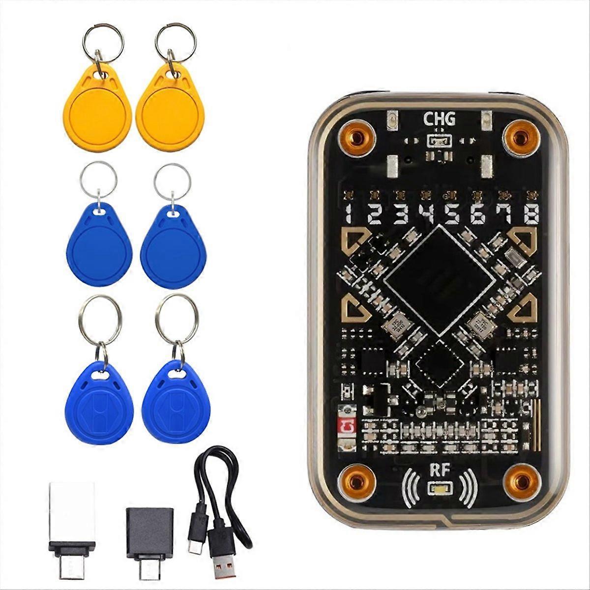 RFID Reader+2xCUID/T5577/UID Keychain Compliant to NFC Read Writer