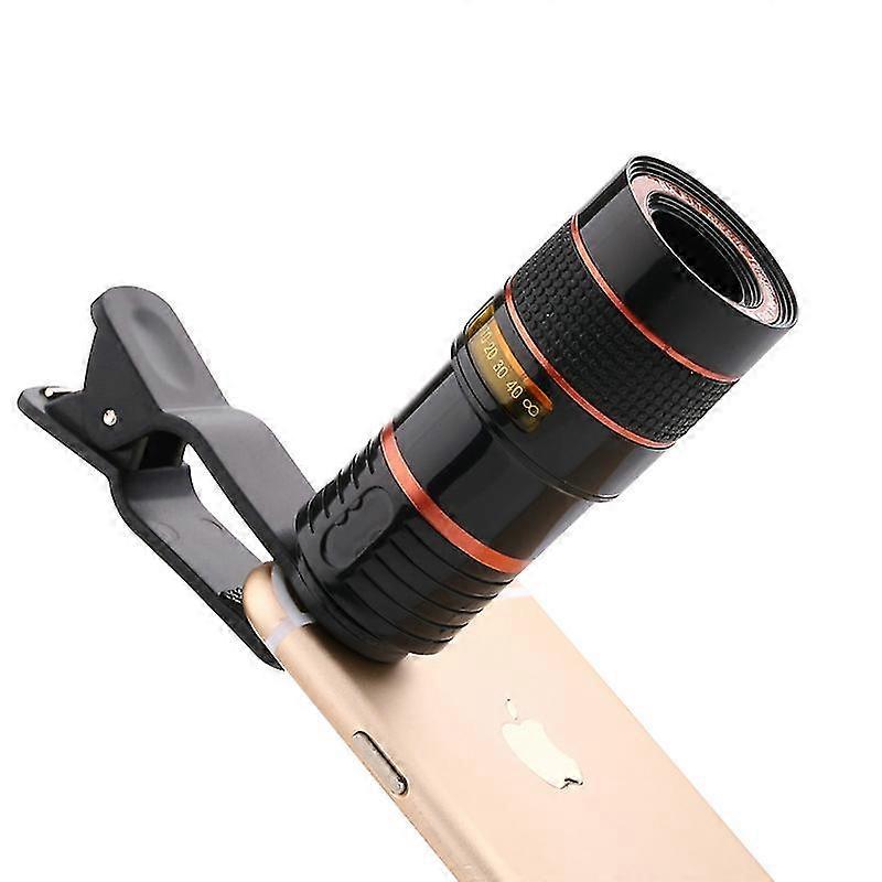 Long Focus Camera Lens for Mobile Phone, 8x External Zoom Telescope
