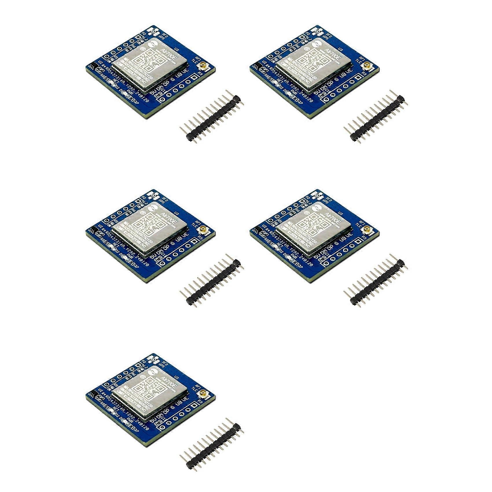 5X 4G Module Luat Air780E Full Netcom Module Mini IoT Serial Communication Data Transmission DTU Multifunction Module
