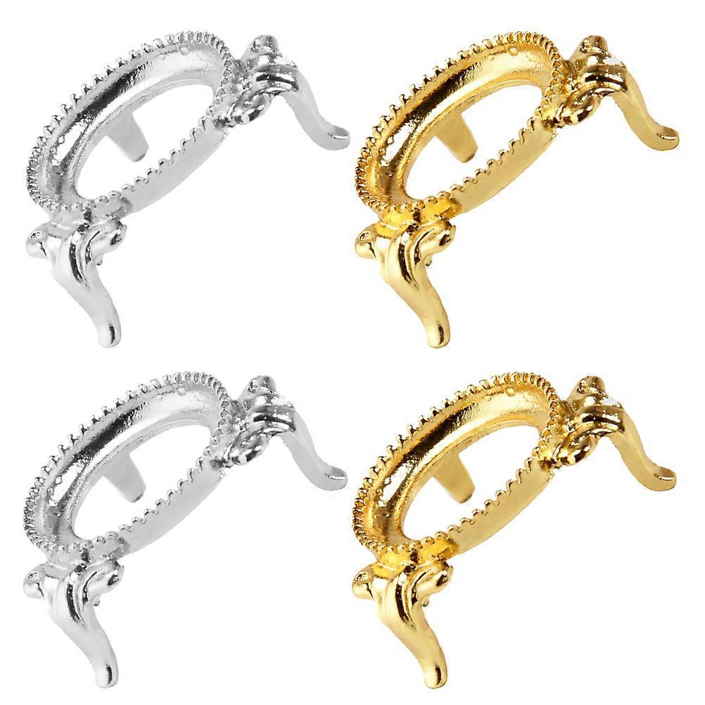 Crystal Sphere Holder Metal Stand for Crystal Ball Display 4Pcs Set