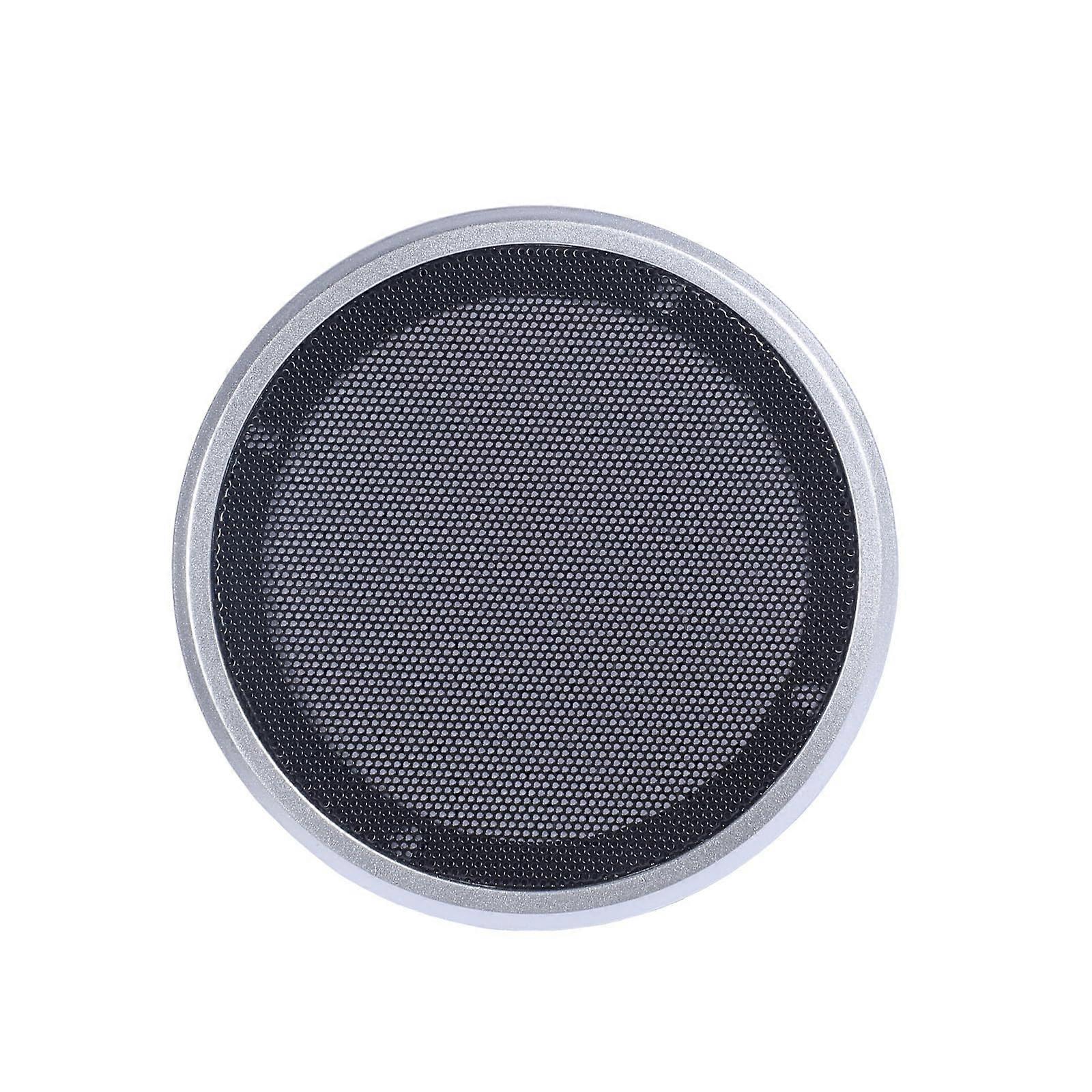 3' Round Speaker Grille With Metal Mesh Guard, ABS Frame, Optimized Sound Transmission, Grille Cover For Home Or Car