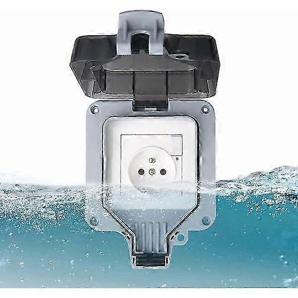 Ip66 Waterproof Socket, Wall Outdoor Waterproof Socket, Dustproof Wall Socket Box For Indoor And Outdoor