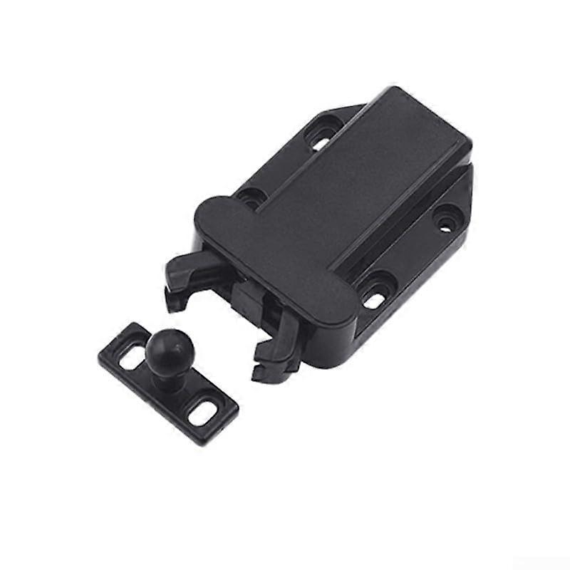 Push to Open Cabinet Latch 4 Pack Handle Touch Release Catch with Screws for Kitchen Doors