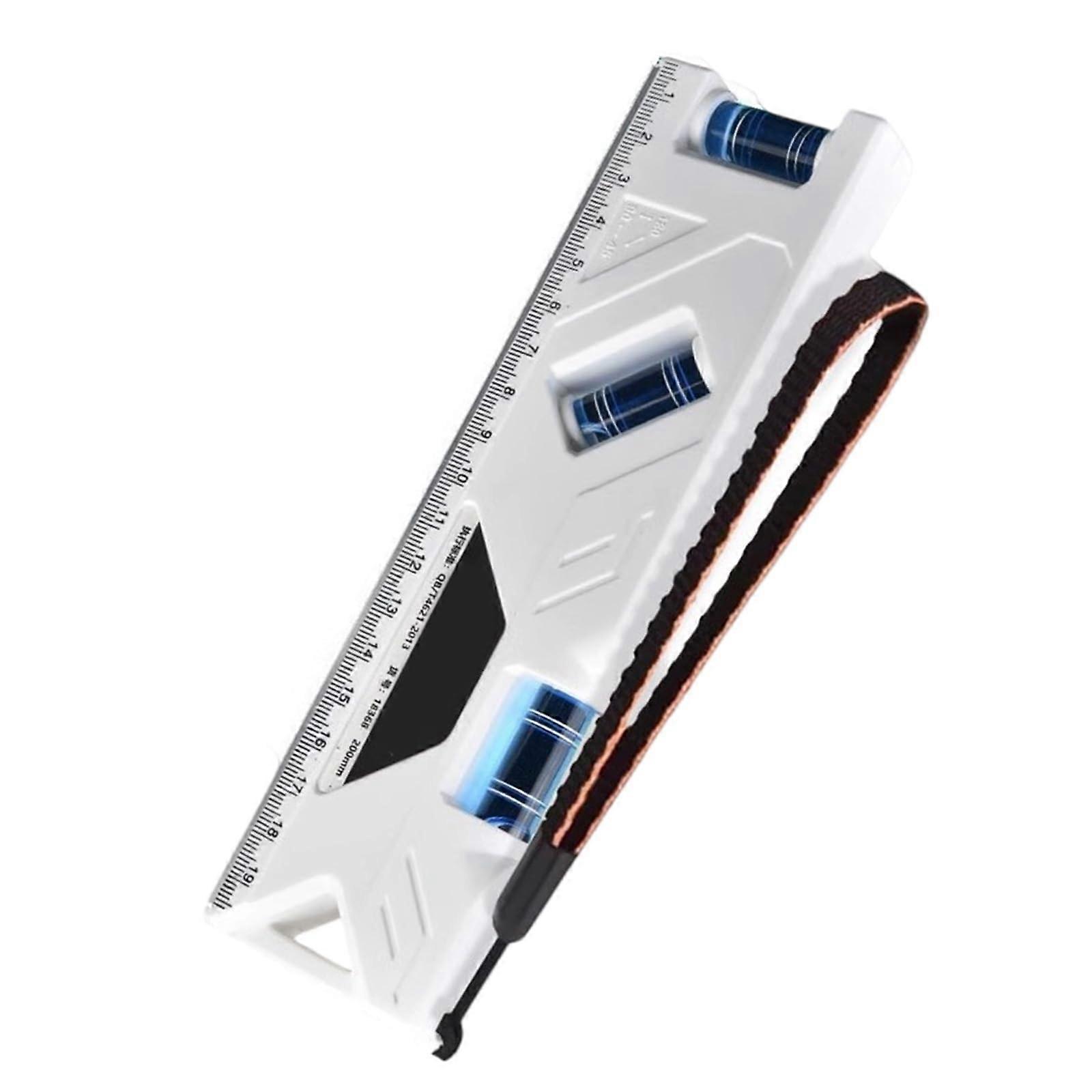 200cm Pocket Size Leveling Ruler Spirit Level Accurate MultiAngle Measure for Home Improvement