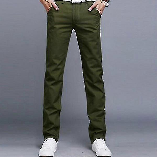 Chino Byxor Casual Byxor För Män