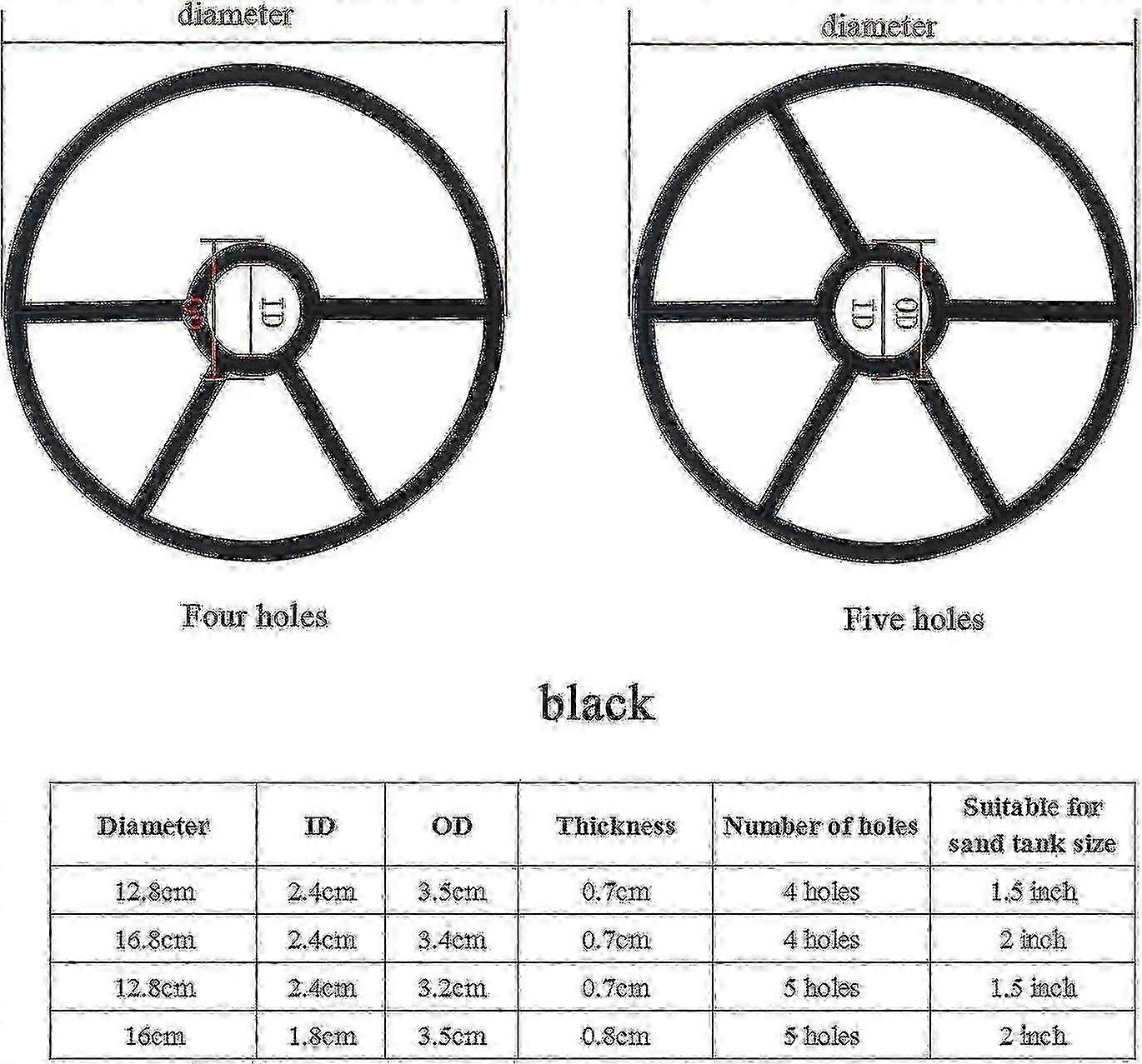 Poolpackning för filter, 1,5/2 tums stjärntätning