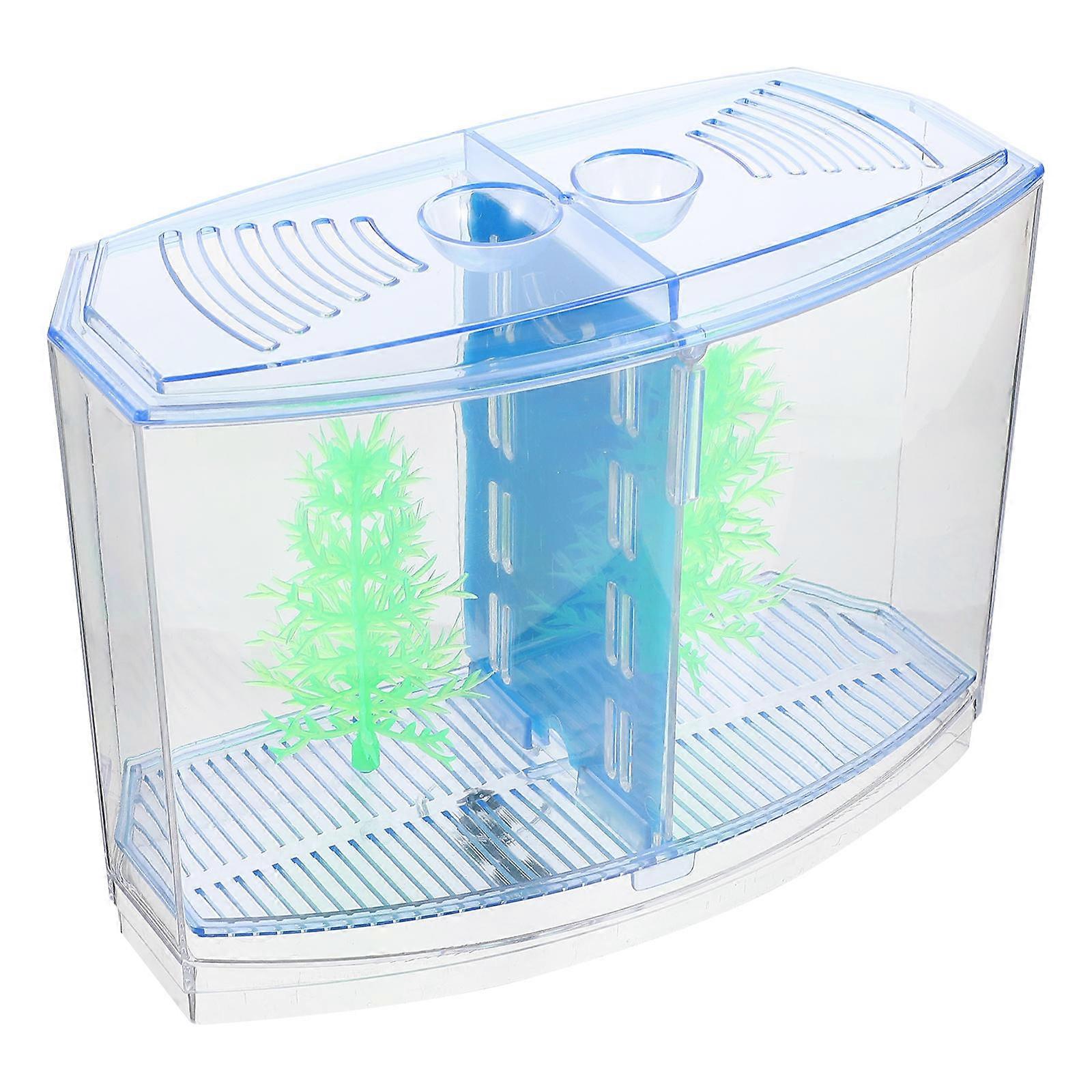 Goldfish Container Fish Breeding Tank Acrylic for Storage 1Set