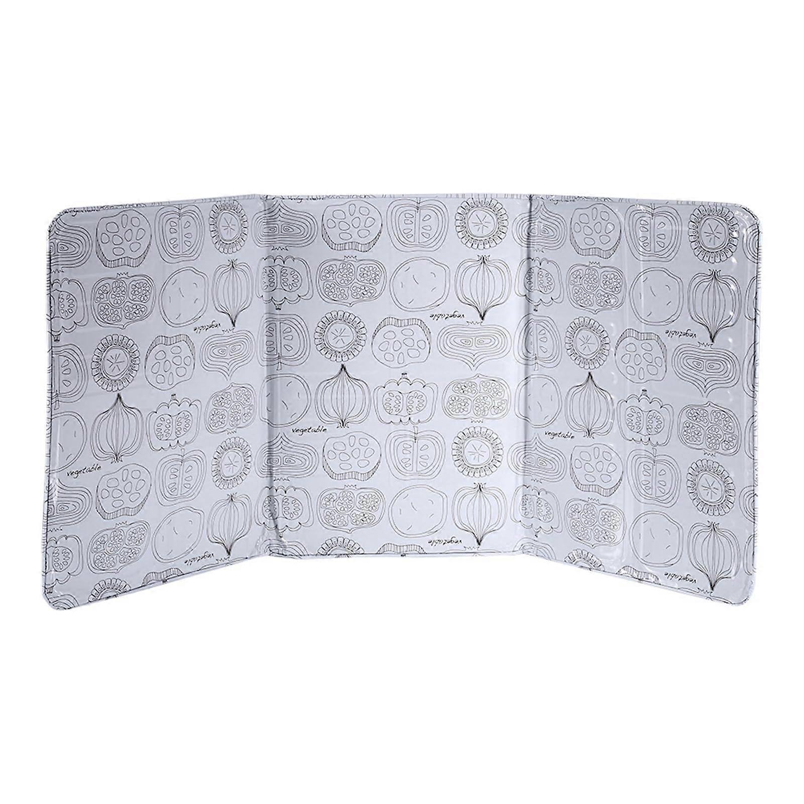 Foldable Aluminum Splatter Guard with Nonstick Grease Shield, 3Sided Stove Protector 33'x15.4'