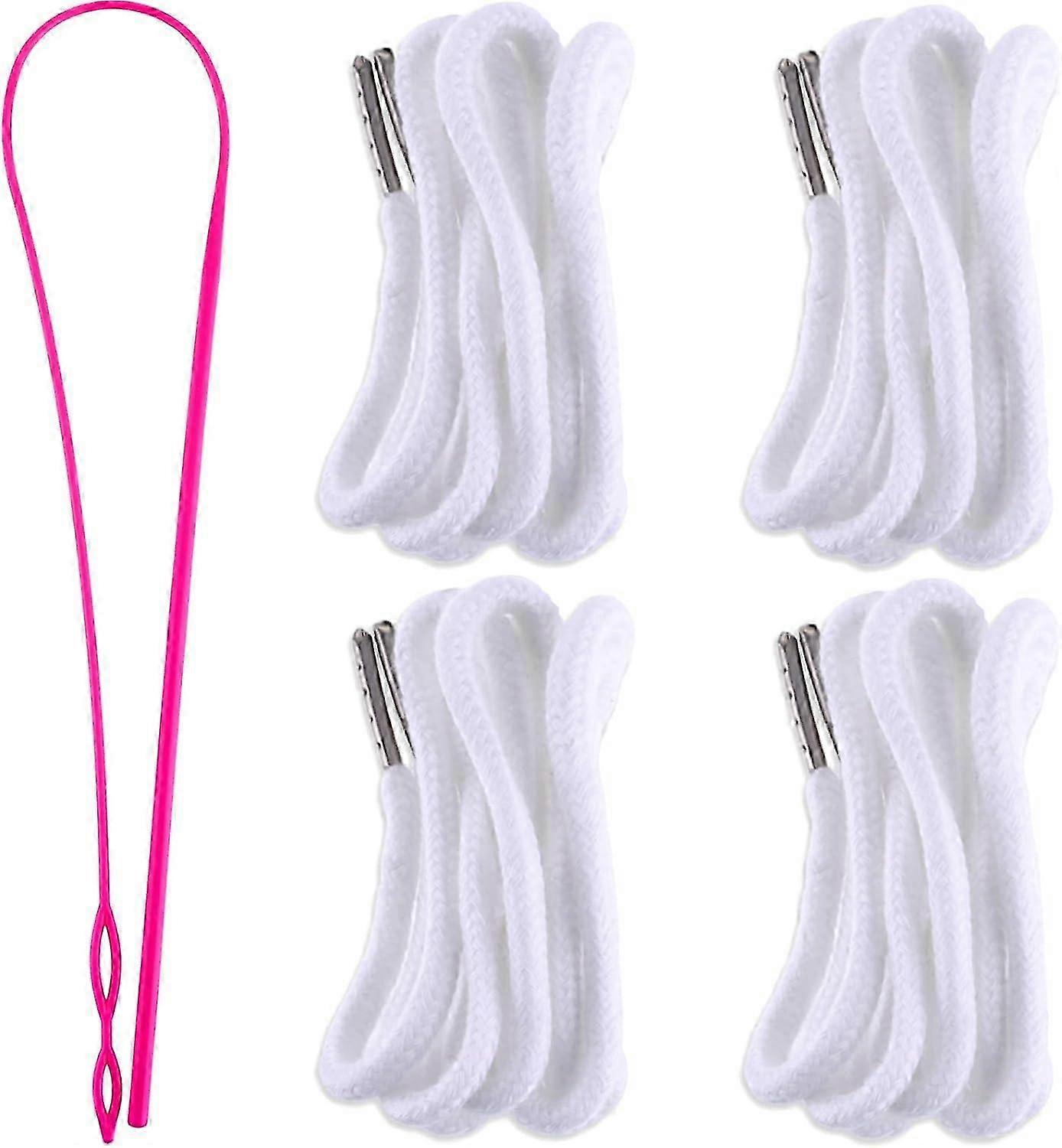 Drawstring Cords Replacement Drawstrings with Easy Threader for Sweatpants Shorts Pants Jackets Coats 26s