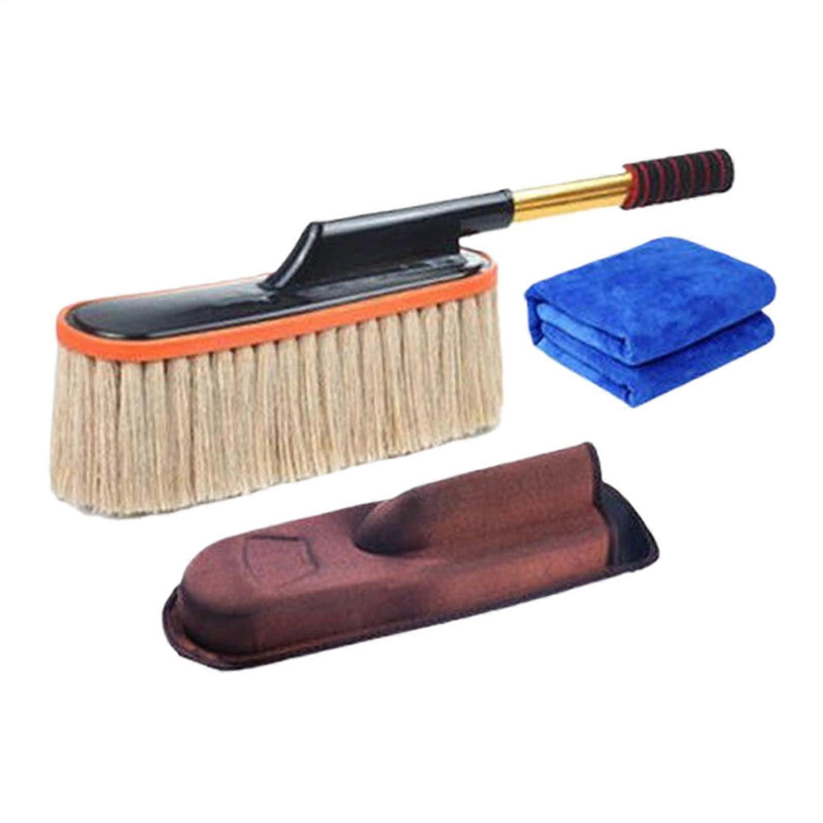 Car Detailing Brush Dust Removal Brushes Tool Car Interior Duster Kit