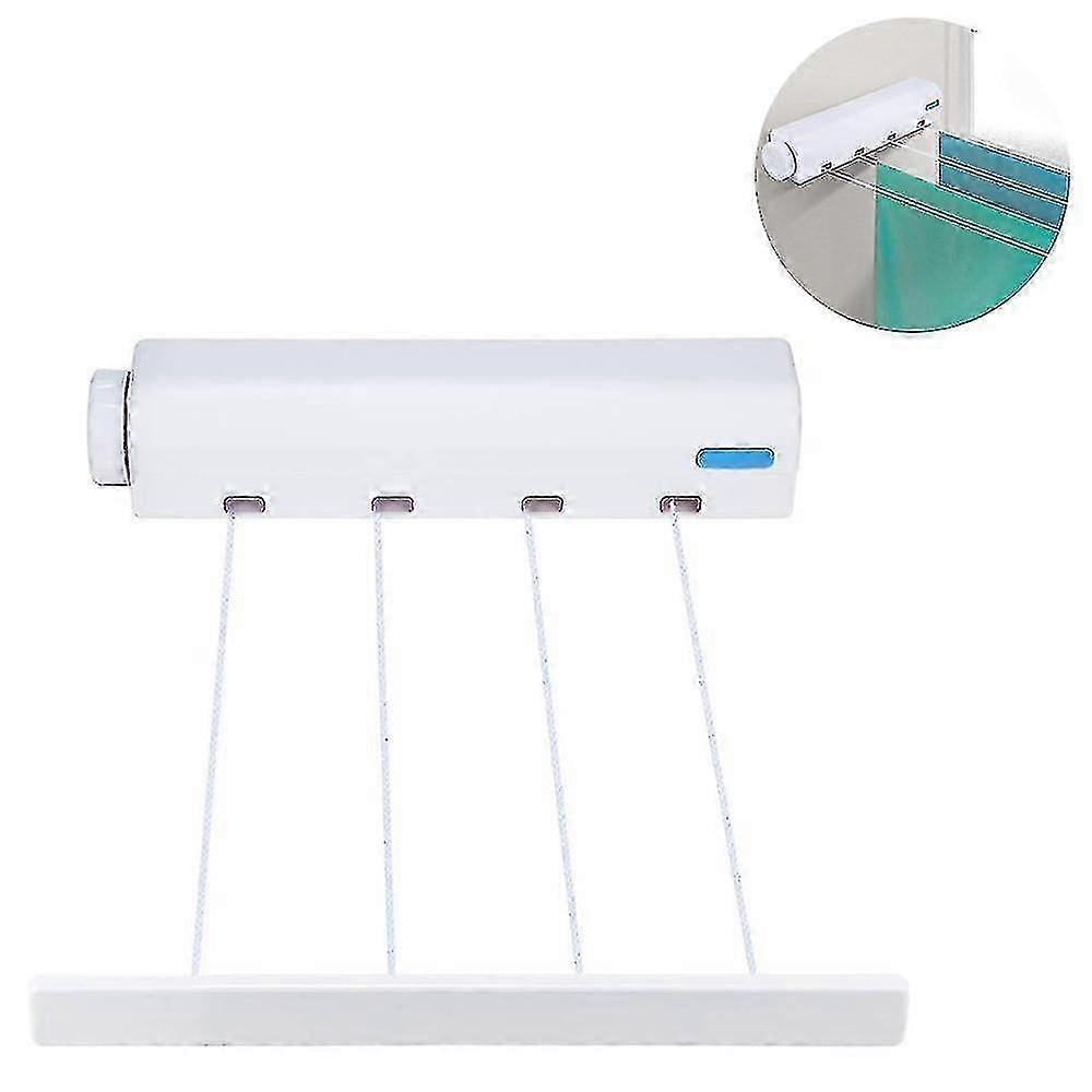 25-26 Spring Automatic Retractable Clothesline Drying Rack