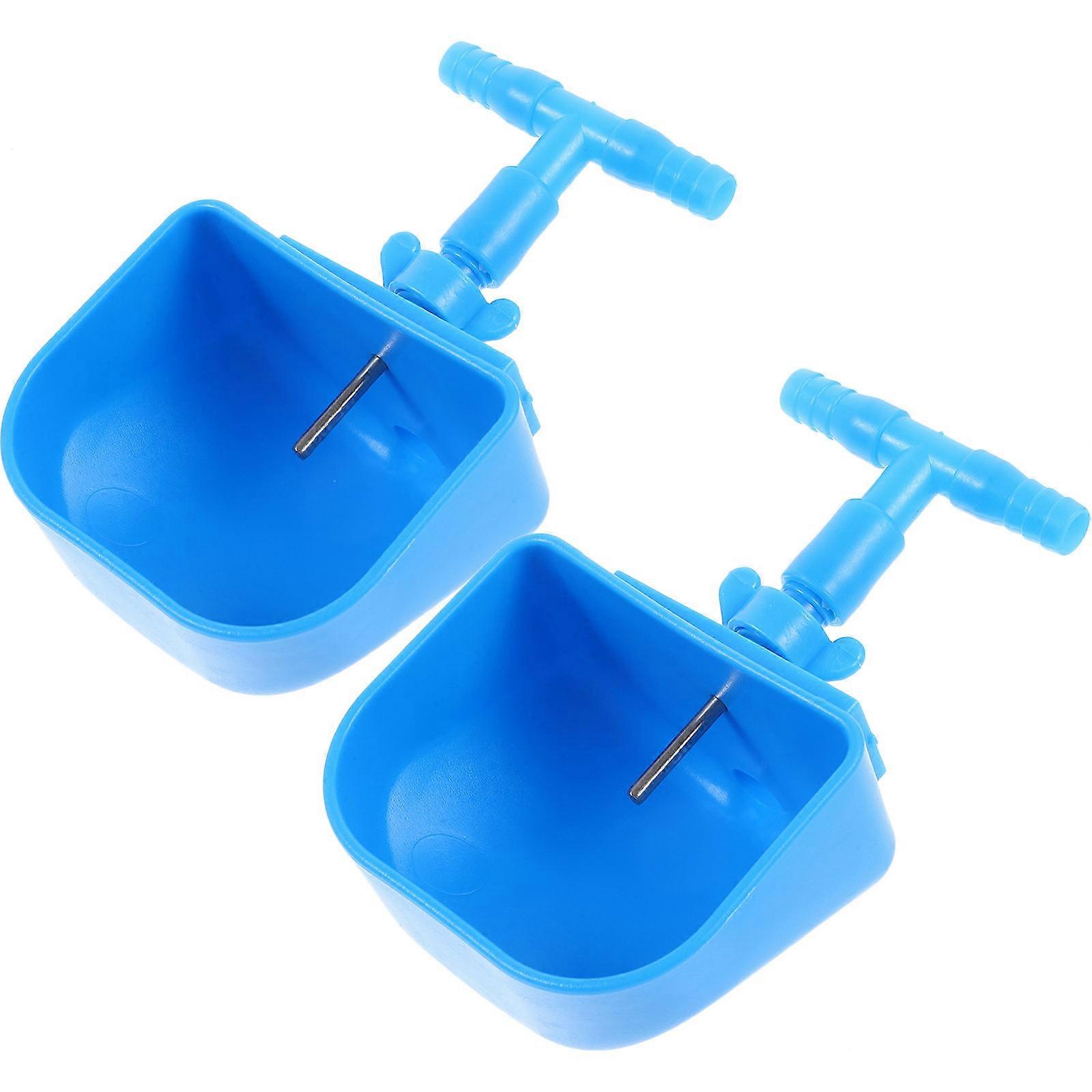 Automatic Rabbit Water Dispenser with Water Bowl 6Pcs Set