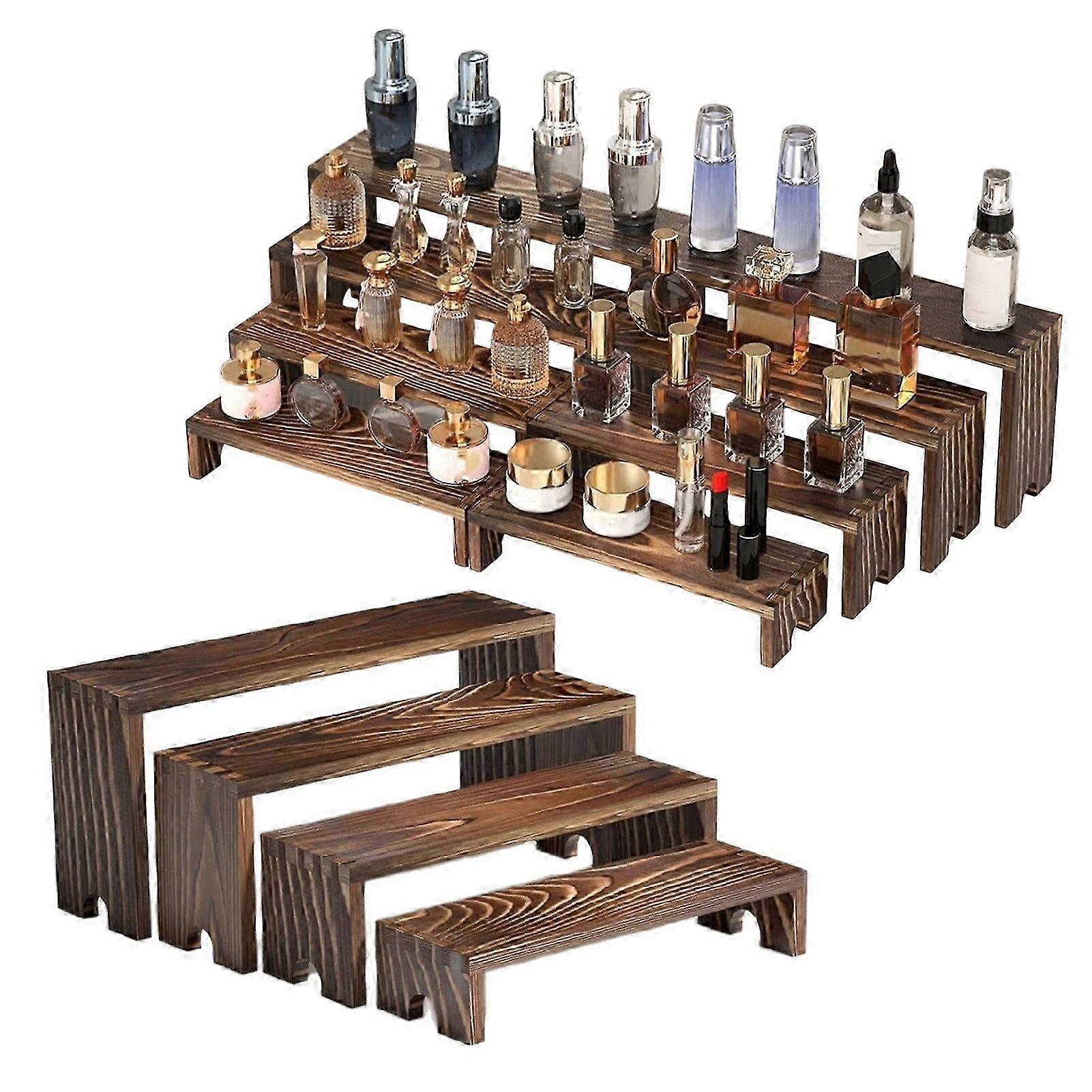 2025 Large Wooden Tiered Riser Stand, Stackable Cupcake & Dessert Display for Parties