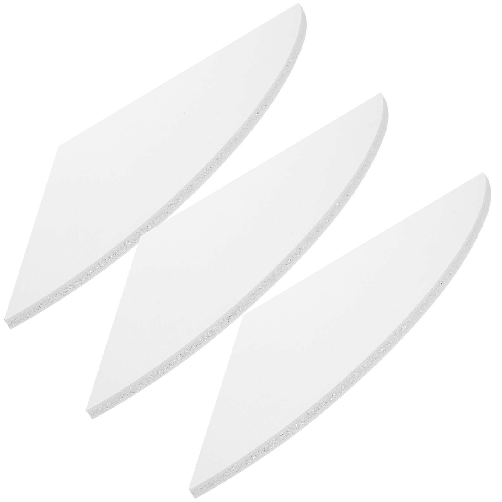 Wall Corner Storage Holder 3Pcs Triangle Fan Shelves for Home Use