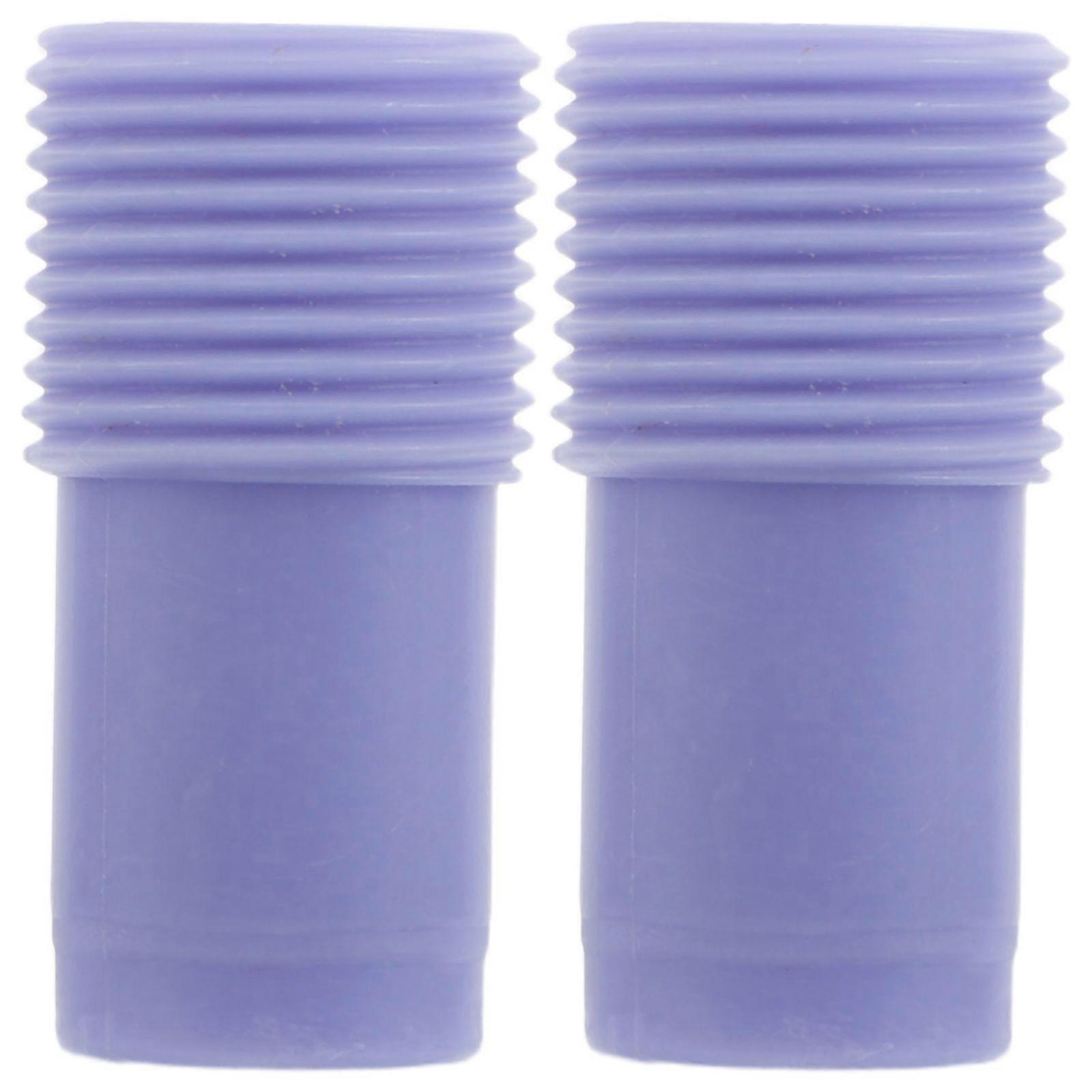 2pcs Mop Handle Threaded End: Broom Handle Threaded Tip Replacement 0.9inch Thread Diameter - Plastic Adapter Tips For Extension Poles