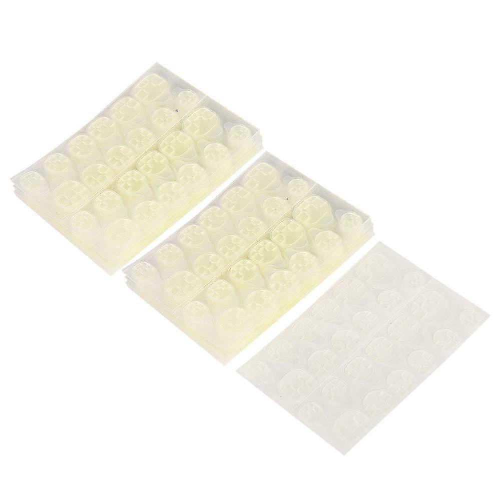 Transparent Double Sided Nail Adhesive Tabs for Press On and False Nails, Quick Mess Application