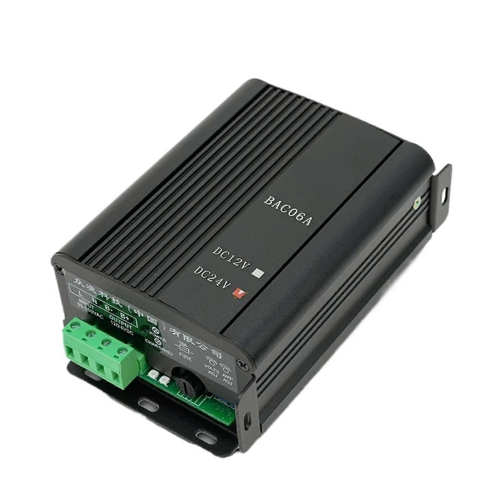 12V 24V 6A Automatic Intelligent Battery Charger for Diesel Generator and Vehicle Use