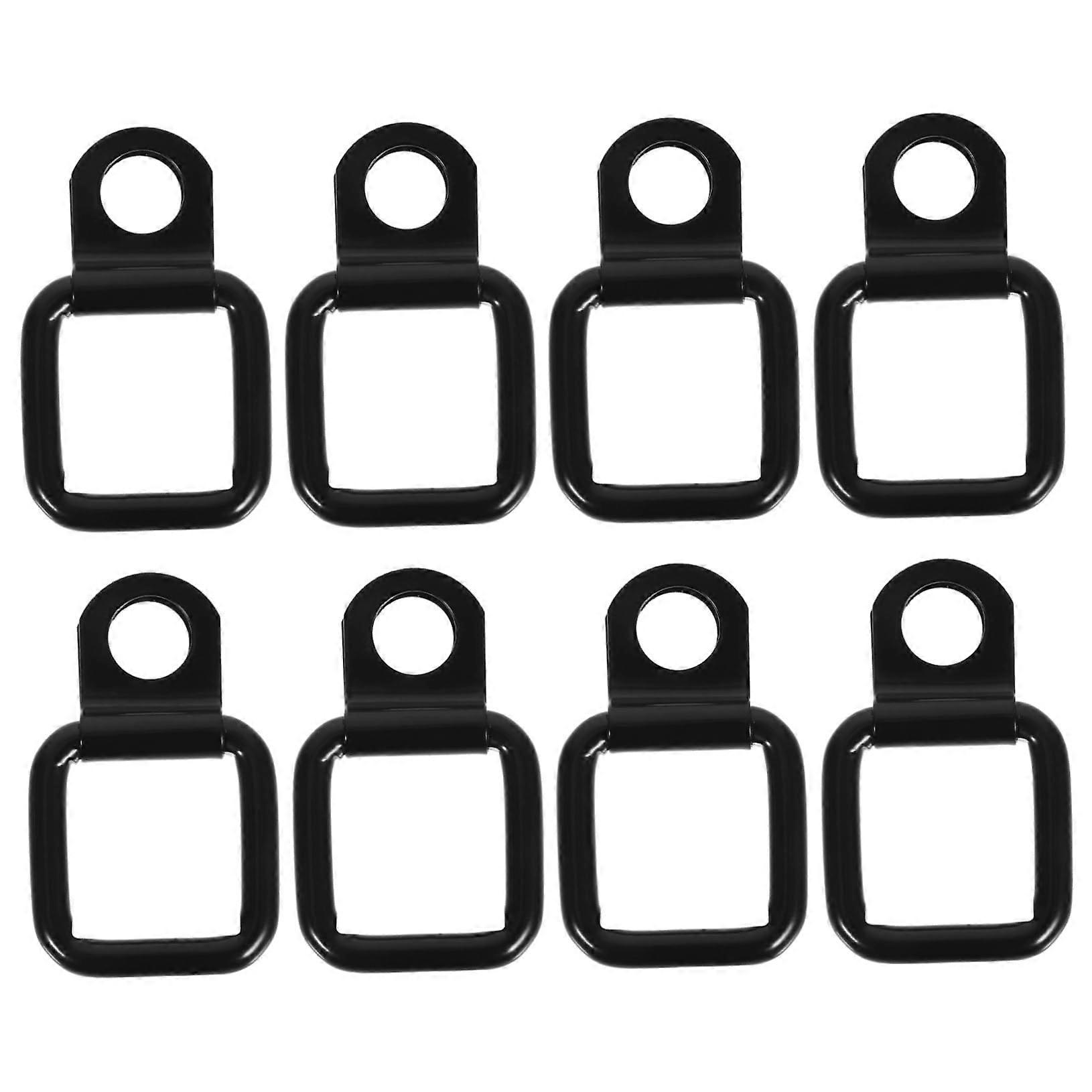 8pcs Car Trunk and Roof Cover Hooks with Secure Pull Ring, Durable Build, Easy Installation