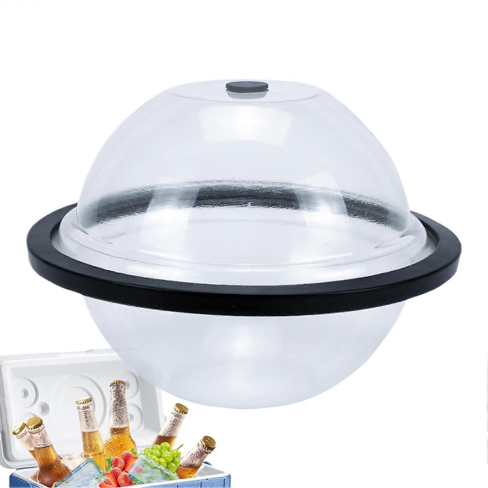 Ice Bath Ball Mold with LeakProof Seal, Oversized Reusable Large Ice Sphere Maker for Bathtub