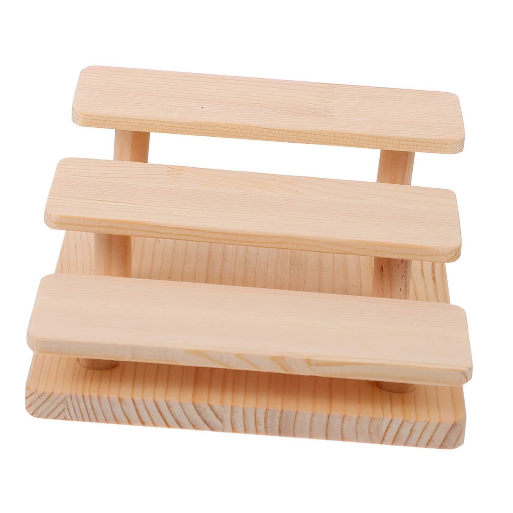 Solid Wood Sunglasses Display Stand Multi Eyewear Organizer for Home or Store Tabletop Use