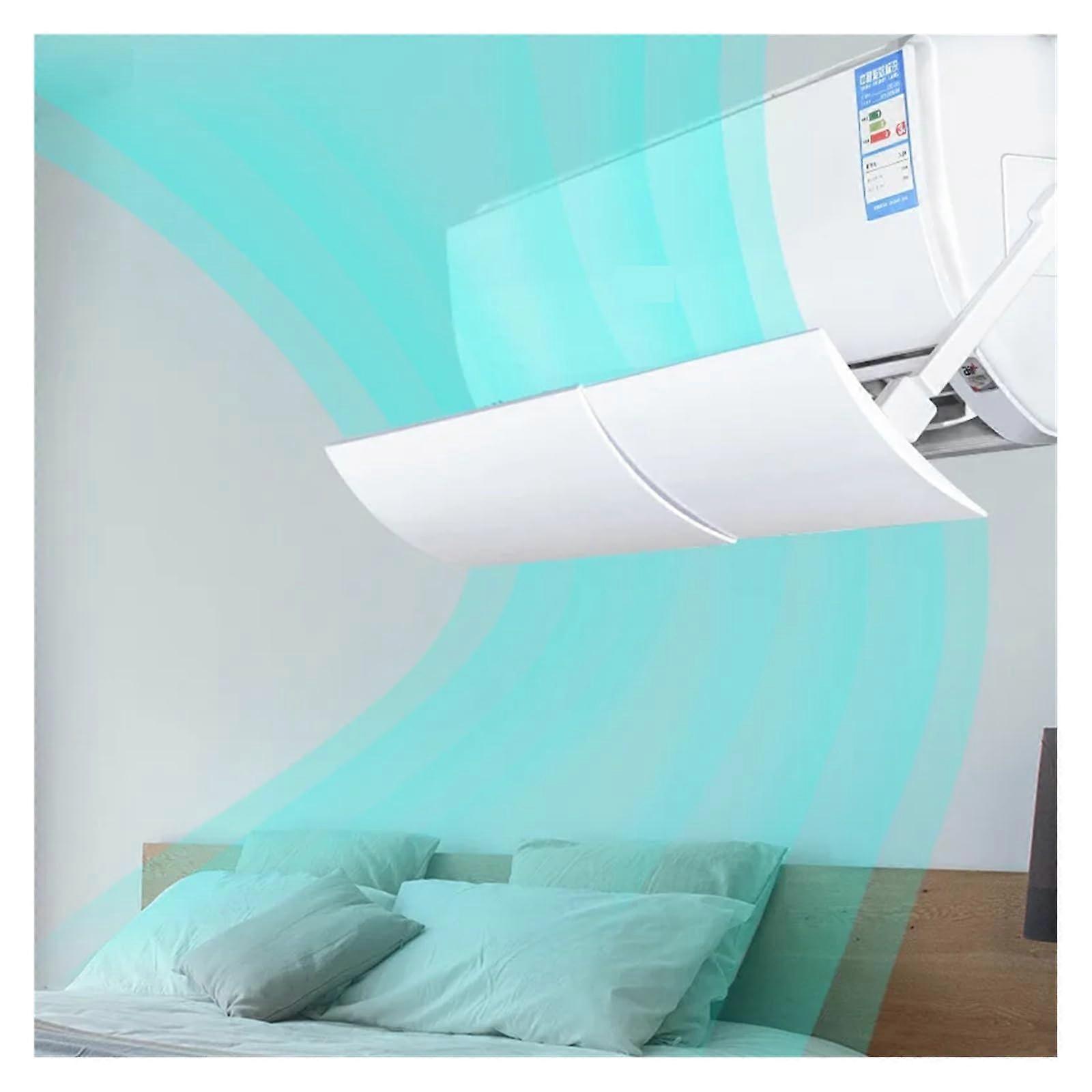 Adjustable Air Conditioner Wind Deflector with NoDrill Easy Install, Fits Multiple AC Sizes