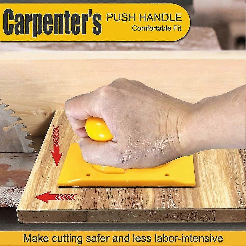 2pcs Woodworking Push Stick & Puller, Safety Push Block for Table Saw,Planer, Planer Push Feeder Feeder Accessory