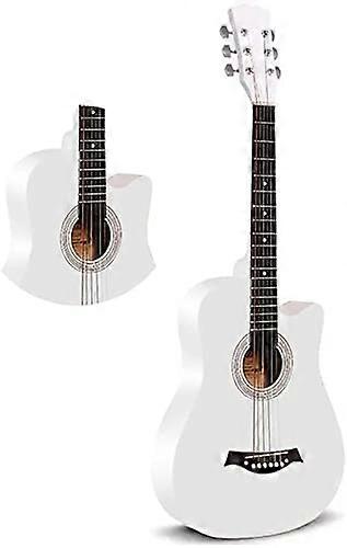 Full Size Beginner Acoustic Guitar Dreadnought Steel String with Slim Neck and Waterproof Backpack