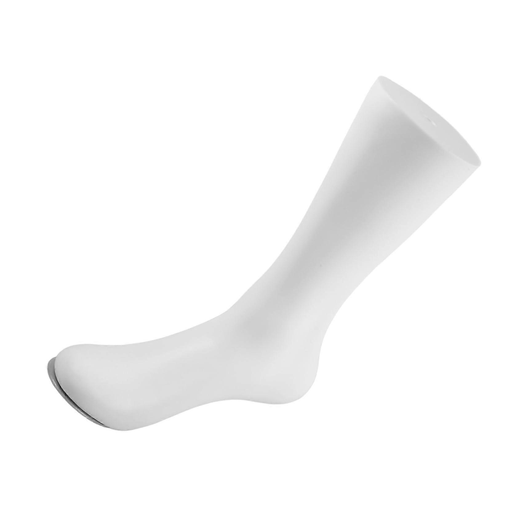 Sock Display Mannequin with Realistic Fullsize Foot for Retail Sock Presentation Durable Thickened Structure
