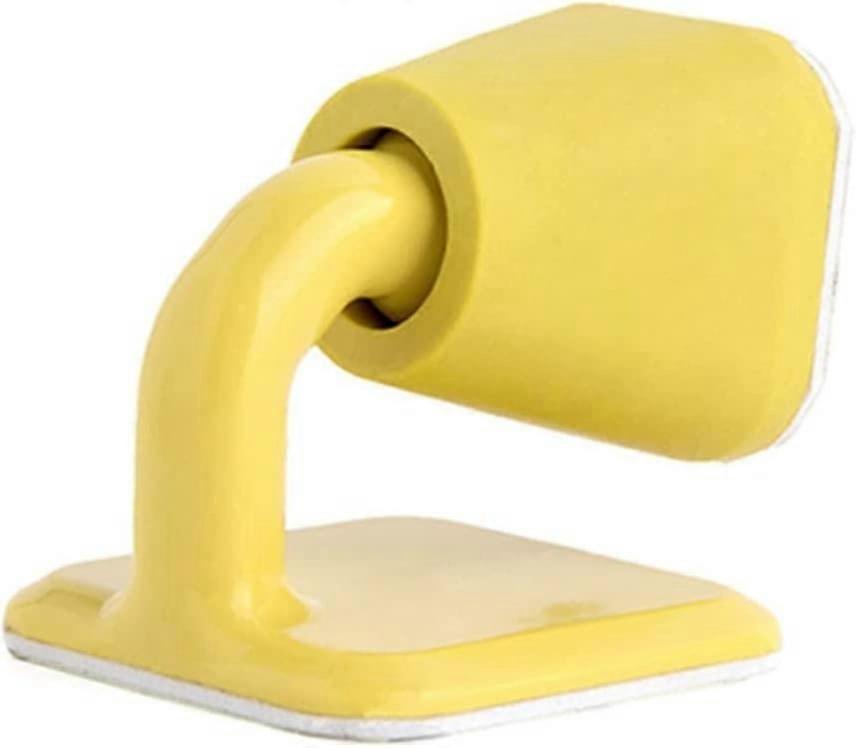 Magnetic Door Stopper with Silicone Noise Reduction, Self Adhesive Wall Protector, Easy Install