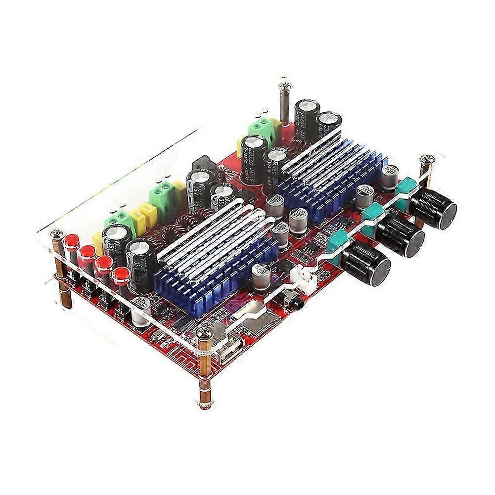 TPA3116D2 Bluetooth 2.1 Digital Amplifier Board XH-M560 High Power DC12-24V U Disk TF Card Decoder Board