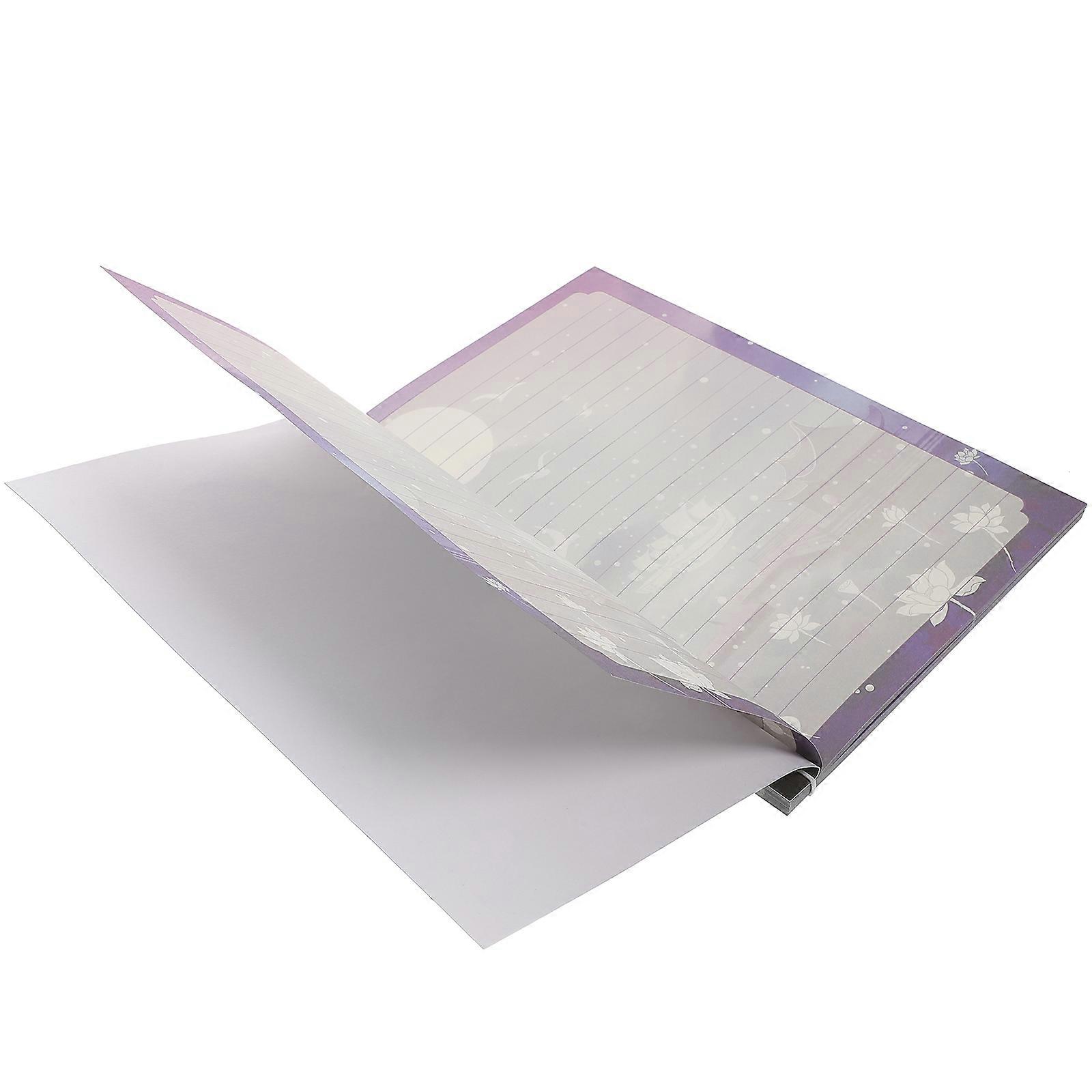 Purple Landscape Pattern Notepad for Office and Daily Tasks