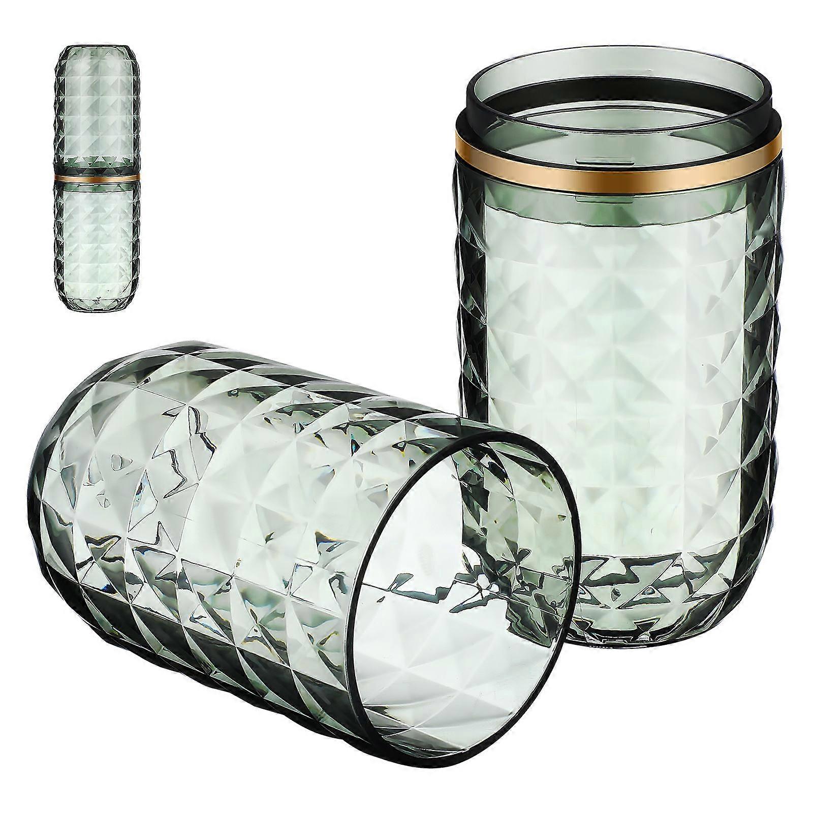 Travel Toothbrush Holder Dual Function Toothbrush Case Green Pet