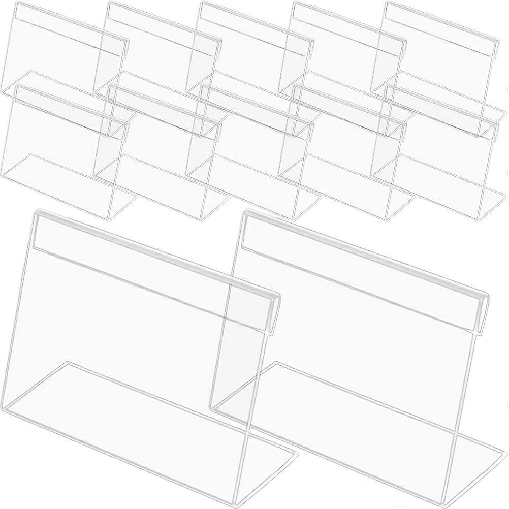 Acryl-Tischnummernhalter, transparent, 20 Stück