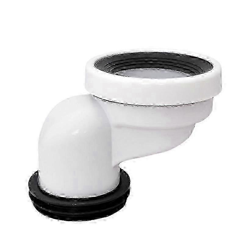 Offset toiletskålskobling 100 mm PVC afløbsrørsfitting tilbehør