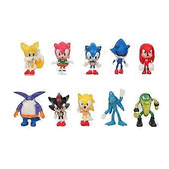 Actionfiguren-Packung mit 10 robusten, 7,6 cm großen Spielzeugen für Partygeschenke und Tortenaufsätze