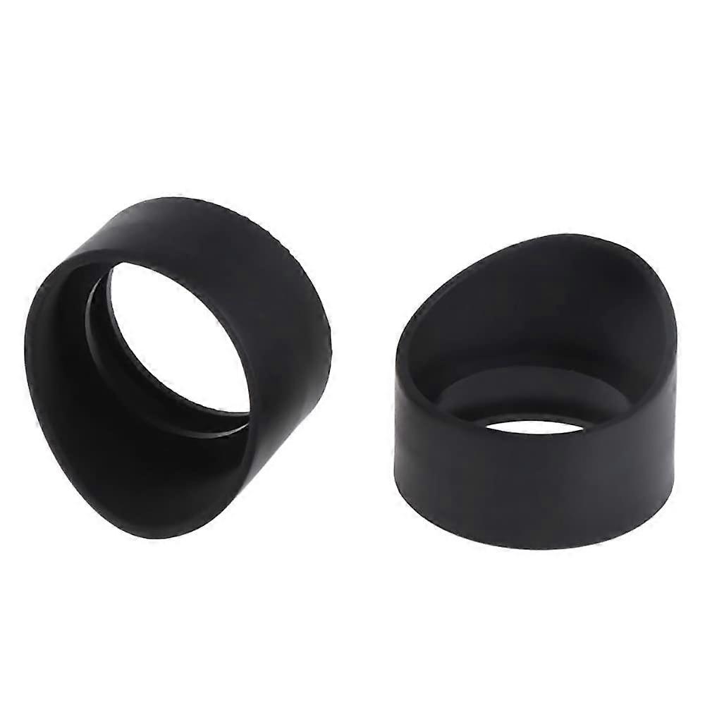 Microscope Eyepiece Eye Guards 33MM Oblique Angle Soft Rubber Protector Cover 2PCS
