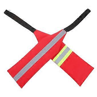2pcs Reflective Flag For Kayak Travel And Towing High Visibility Warning Flag For Boat And Trailer Outdoor Safety Flag For Visibility